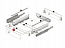Боковина ящика InnoTech, высота 70 мм, длина 300 мм, белая, левая Art. 9104148, глубина 350мм, Hettich