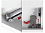 Комплект скрытых направляющих для ящиков Smart Slide Push to open полного выдвижения c доводчиком, 400 мм, Samet