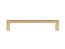 Ручка мебельная, скоба QUADRA RS043MBSG.4/128, 128мм, матовое золото, Boyard