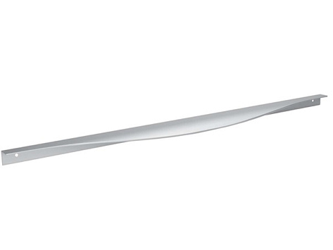 Ручка-профиль, торцевая UA110, 356/396 мм, алюминий, матовый хром, Gamet