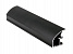 Ручка-профиль асимметричная Лагуна, черный матовый (плёнка) 2800, Absolut