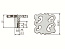 Ручка мебельная, кнопка WPO707, Италия, античная бронза, Giusti
