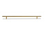 Ручка рейлинговая  RR002BSG.5/320, 320мм, сатиновое золото, Boyard