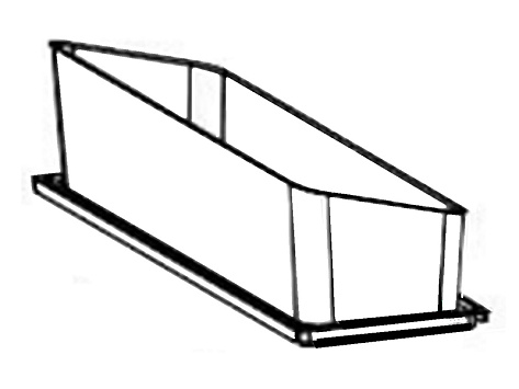 Сушилка выкатная И111, Дайнинг Агент 900 мм (3 модуля д/посуды Б), титан, дно белое, Art. 2395679706, Kessebohmer