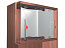Профиль для SlideLine 55 Plus, для двери весом 15 кг, длина 2500 мм, пластмасса, коричневый Art.1015945, Hettich