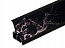 Плинтус AP120 Мрамор марквина черный 1371 / Thermoplast