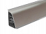 Плинтус угловой пристенный с алюминиевой вставкой,серебро РИО L=3050 мм, гладкий
