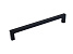 Ручка мебельная, скоба Stretch, 160 мм, черный, Metakor