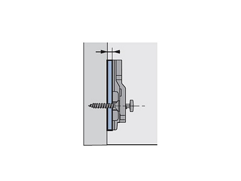 Параллельная дистанционная планка Intermat/Ecomat, дистанция 3 мм Art. 1074727, Hettich