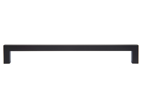 Ручка мебельная, скоба QUADRA RS043, 192 мм, черный матовый, Boyard