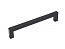 Ручка мебельная, скоба QUADRA RS043, 128 мм, черный матовый, Boyard