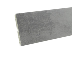 Цоколь кухонный ПВХ 150х4000мм, бетон светлый