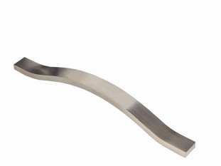 Ручка мебельная, скоба ALM ST-005, 192 мм, нержавеющая сталь, Mico