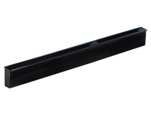 Ручка мебельная, скоба ALM PREMIUM-233, 160 мм, черный хром, Mico