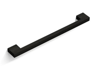 Ручка мебельная  Bridge HL-017M деревянная (дуб), черная, 288 мм