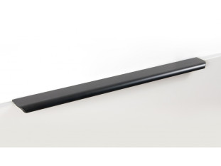 Ручка-профиль, торцевая MONTE RT110, 384x2 / 900 мм, алюминий, черный, Boyard