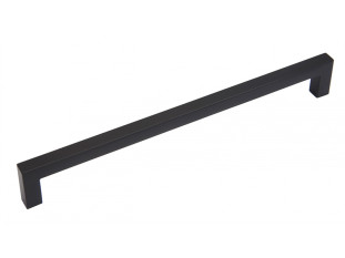 Ручка мебельная, скоба QUADRA RS043, 192 мм, черный матовый, Boyard