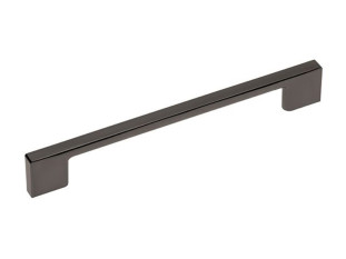 Ручка мебельная, скоба UZ 819, 160 мм, черный хром, GTV