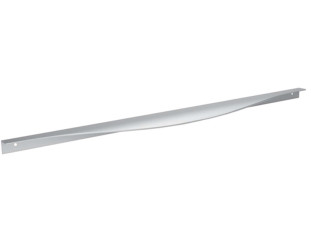 Ручка-профиль, торцевая UA110, 356/396 мм, алюминий, матовый хром, Gamet
