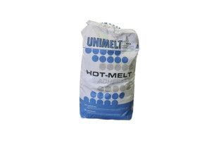Клей-расплав для окутывания погонажа, UNIMELT 560, прозрачный (желтоватый), 20 кг., мешок