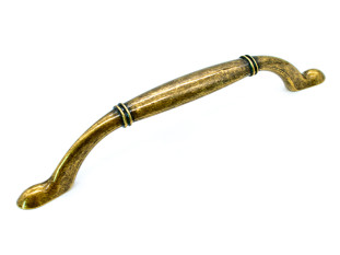 Ручка мебельная, скоба Anello, 128 мм, античная бронза, Gamet