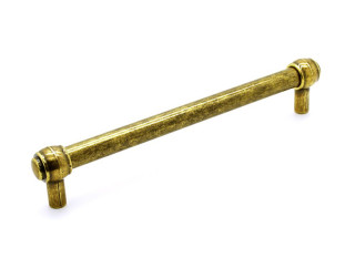 Ручка мебельная, скоба RE 23, 160 мм, античная бронза, Gamet