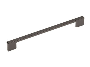 Ручка мебельная, скоба UZ 819, 192 мм, черный хром, GTV