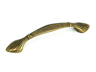 Ручка мебельная, скоба WMN503, 96 мм, Италия, античная бронза, Giusti