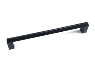 Ручка мебельная, скоба FS-184, 128 мм, черный матовый, Валмакс