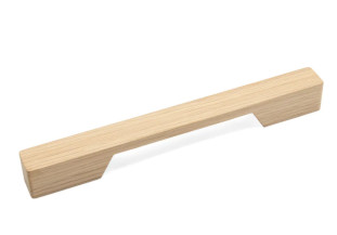 Ручка мебельная  BRUNO, деревянная (дуб), 160 мм, L 200мм