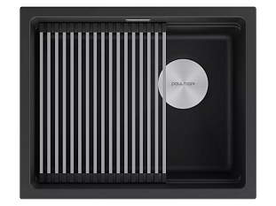 Мойка Paulmark гранит LUMI-PRO 55 UNI, антрацит, 550х450мм
