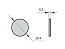 Заглушка-самоклейка d=14мм, дуб лефкас/древесина аттик 163, комплект 25шт.
