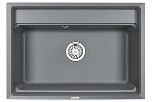 Мойка кухонная Granula KS-7301, 730х510х245мм, алюминиум , искусственный камень