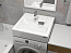 Раковина над стиральной машиной WELT 730431, белая, 60х60, с комплектом, Paulmark