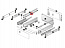 Дополнительный продольный релинг для ящика InnoTech Atira 176мм, длина 470 мм, левый, цвет серебристый, Art.9195018, Hettich
