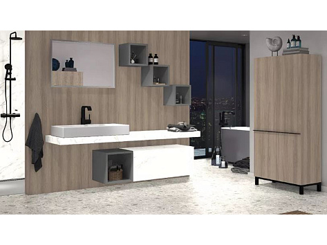 ЛДСП 2800х2070х10 Мрамор Кристалл F800 ST9, Гр.7, Egger