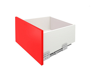 Комплект ящика с прямыми боковинами СТАРТ PUSH+SOFT ЭКСТРА высокий, 199мм, белый, SB41W.1/500, Boyard