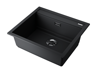 Мойка кухонная Omoikiri KITAGAWA 57-GB, 570х510х200мм, графит, в комплекте