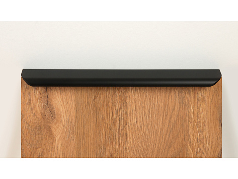 Ручка мебельная, торцевая MONTE RT110BL.1/224/300, 224 / 300 мм, черный, Boyard