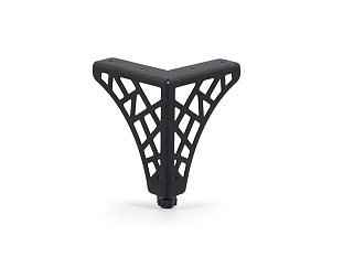 Мебельная опора Boyard VISTA N330BL.2/100, черная