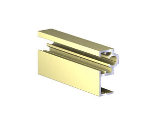 GDS40R Профиль горизонтальный верхний SLIM, золото 6000, Dorwell