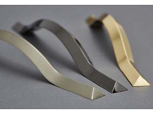 Ручка мебельная, скоба ALM PREMIUM-223, 160, 192 мм, золото, Mico