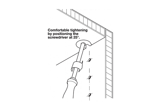 Стяжка-полкодержатель RAFIX 20, черный, пластмассовая Art. 263.10.303, HAFELE