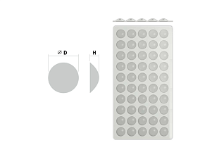 Демпфер самоклеящийся прозрачный 10х3 мм комплект 50шт, силикон Италия