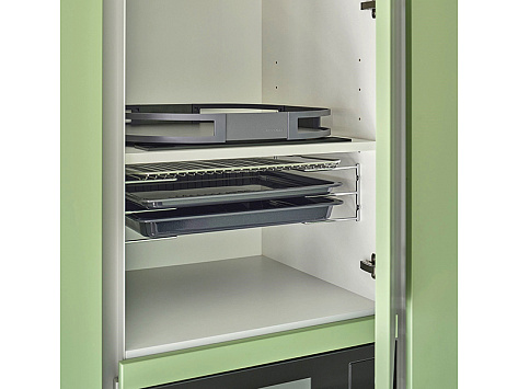 Держатель для противней ИзиПлейс, 140x360x125 мм с хромированным покрытием, Art. 2345160005, Kessebohmer