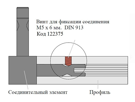 CADRO каркасная система, узловое соединение 3х-стороннее 2D, черный матовый