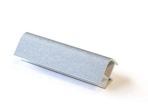 Угловое соединение для цоколя 90 H-100 мм, титан