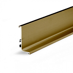 Ручка-профиль, Gola Premium L-образная, 4 м, шампань брашированная, Россия