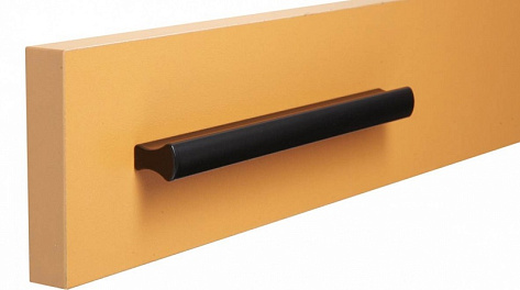 Ручка мебельная, накладная PM(23), 320 мм, алюминий, черный, Валмакс