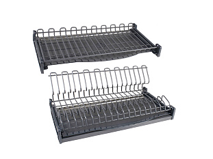 Сушилка для посуды с плоским прутком, графит STUDIO FL 18, SU19/700/GRPH, Boyard
